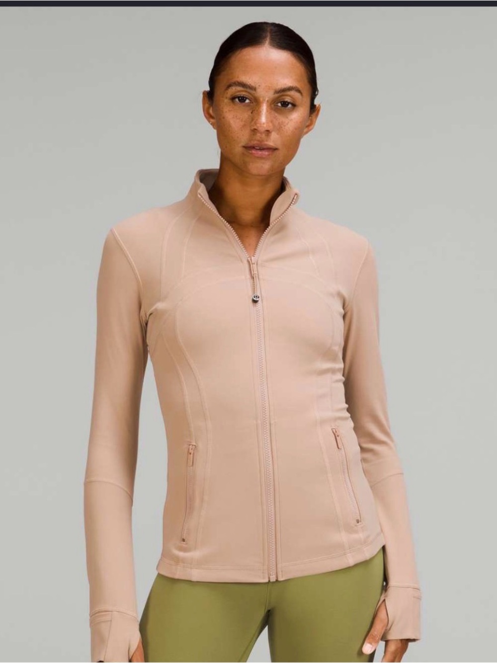 lululemon athletica Nude Slim Zip-Up Utility Jacket